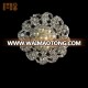 Fashion brooches women crystal rhinestone flower brooch with pearls for wedding dress and invitation