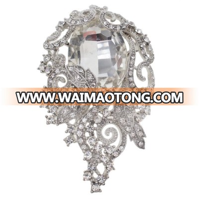 crystal rhinestone military brooches pins for wedding bouquet